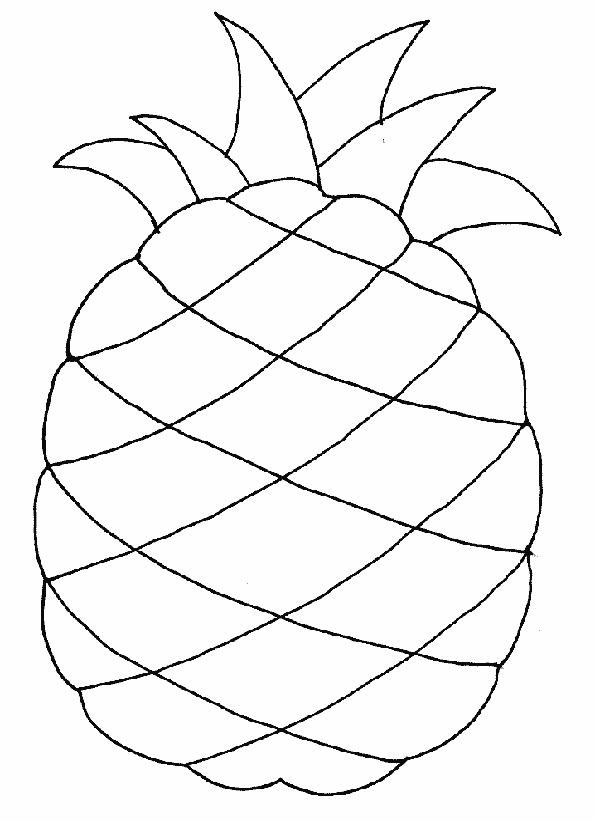 pobarvanke hrana - Ananas