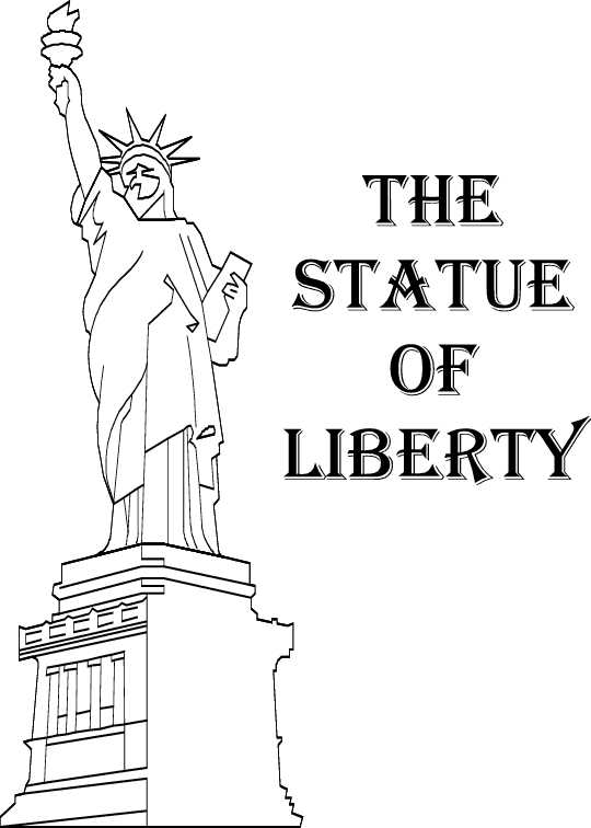 pobarvanke - kip svobode
