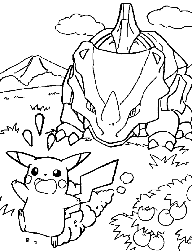 pobarvanke risanke - Pokemon
